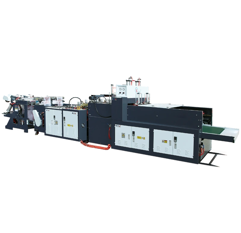 2 Lines High Speed T-shirt Bag Making Machine | 800 bpm