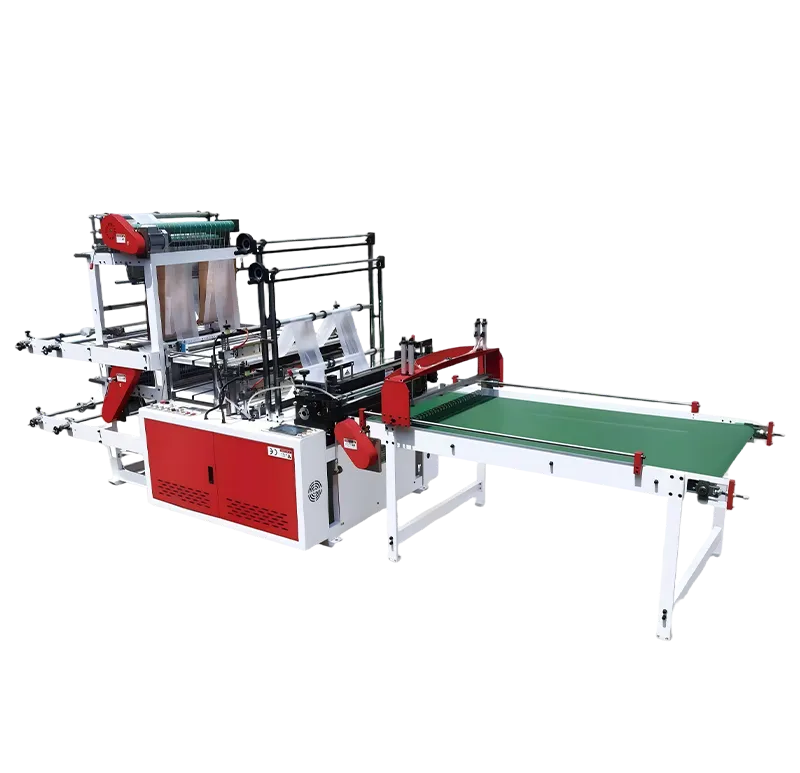 Dual Rack Four Lines Hot Sealing Bag Cold Cutting Machine