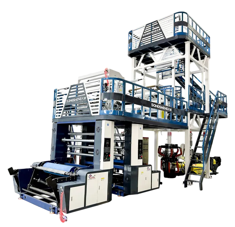 SS-GS-3L Series High Speed ABC 3-Layer Co-extrusion Blown Film Machine