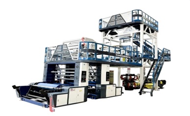 SS-GS-3L Series High Speed ABC 3-Layer Co-extrusion Blown Film Machine